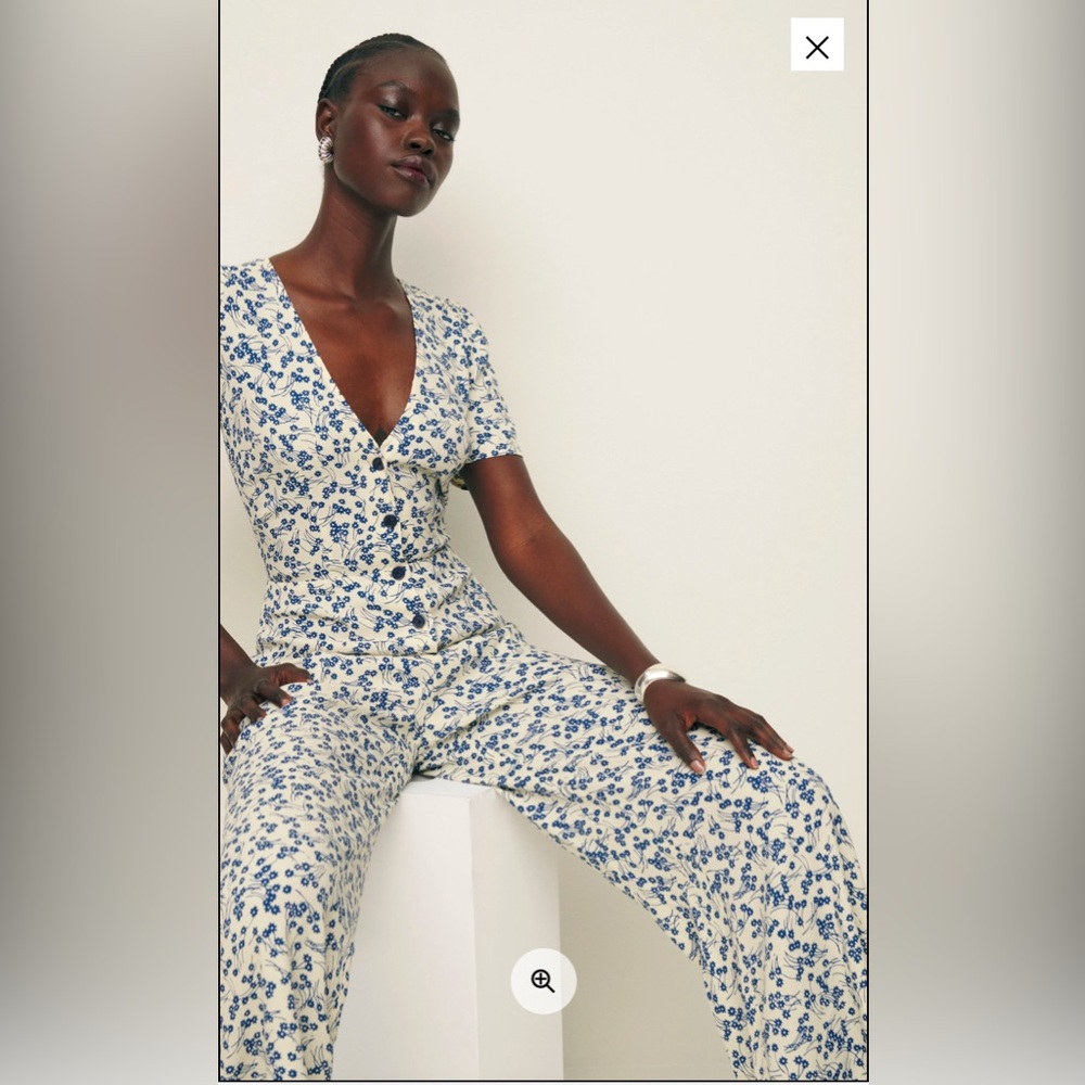 NWT Reformation France Jumpsuit